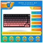 Aula Leobog HI75 Gradient Pink Wired RGB Mechanical Keyboard (Ice Wulong Switch)
