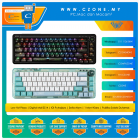 Aula Wind F68 Tri-Mode Hot-Swappable Transparent Mechanical Keyboard