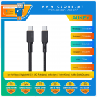 Aukey - Circlet Blink Aramid Fiber Core 100W USB-C to USB-C Cable