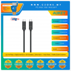 Aukey - Hyper Link CC 240W USB-C to USB-C Cable - 80CM - Black