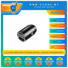 Aukey - Enduro Nano AC 30W Metal Dual Port Car Charger - 2 USB-C