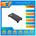 Orico CPB1 Desktop Casing Bracket with Wheel (Carbon Fibre Black, 23x44.8x1.5cm )