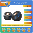 Creative - Pebble X - 2.0 USB Desktop Speakers - Black