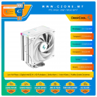 Deepcool AK400 Digital WH CPU Air Cooler With Status Display (AMD, Intel, 1x 120mm Fan, Non-LED, White)