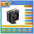 Deepcool AK400 G2 CPU Air Cooler (1x 120mm Fan, Non-LED, Wooden Top, Black)