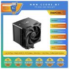 Deepcool AK500 G2 Digital NYX CPU Air Cooler With Status Display (1x 120mm Fan, Non-LED, Black)