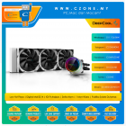 Deepcool Castle 360EX A-RGB WH 360 AIO CPU Liquid Cooler (AMD, Intel, 3x 120mm Fan, RGB, White)