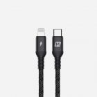 Momax - Elite link USB-C to Lightning Cable - 30CM - Black- 7 Days Warranty