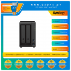Synology DiskStation DS723+ NAS (2-bay, DC 2.6GHz, 2GB, GbE x2, Diskless)