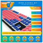 Ducky Pudding Blue And Red Keycaps Set