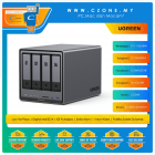 UGREEN DXP4800PLUS NASync (4-bay, 8505-5C, SSD 128GB,  8GB, 2.5GbE x1, 10GbE x1,  Diskless)