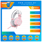 Fantech HG11 Captain 7.1 Surround Wired Gaming Headset (Pink)
