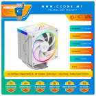 ID-Cooling Frozn A610 ARGB CPU Air Cooler (1x 120mm Fan, ARGB, White)