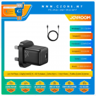 Joyroom L-P251 Mini Fast Charger PD & PPS With Type-C Cable 1M (1xUSB-C, PD 25W, Black)