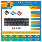 Keychron K7 Ultra-Slim Wireless RGB Low Profile Hot-Swappable Keyboard