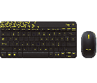 Logitech MK240 Nano Wireless Keyboard And Mouse (Yellow)