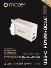 Mazer Power.Boost Mini.Duo PD + QC 3.0 Wall Charger