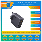 Aukey - Comet Mix 4 140W PD 4-Port GaN Wall Charger with PPS for Laptop & Mobile - Grey