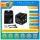 Phanteks M25-120 Case Fan (3x 120mm, 4-pin PWM, Black)