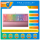 Razer Blackwidow V3 Quartz Mechanical Gaming Keyboard (Green Switch , Pink)