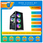 Tecware Nexus Air T3 Omni ARGB Computer Case (mATX, TG, ARGB, Black)