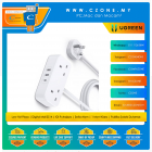 UGREEN CD280 Power Strip - 2 AC Outlets, 1 USB-C, 2 USB-A - White