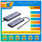 UGREEN CM498 USB-C 9 In 1 Multifunctional Adaptor (USB-C PD, SD/TF Card Reader, 2x USB, 2x USB-C, 1x RJ45, 1x HDMI)