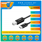 UGREEN US241 USB-C to USB-B 2.0 Printer Cable (2M, Black)