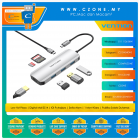 Vention TOJHB USB-C Docking Station (3x USB, 1x HDMI, Card Reader, 1x USB-C PD, 100 Watts)